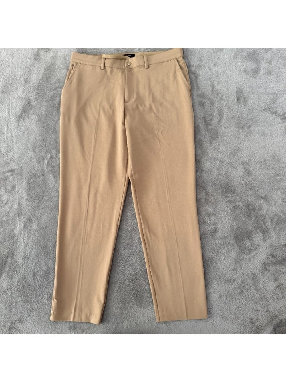Quince Mens Khaki Slacks Pants Size 34x30 Tan Stretch Travel